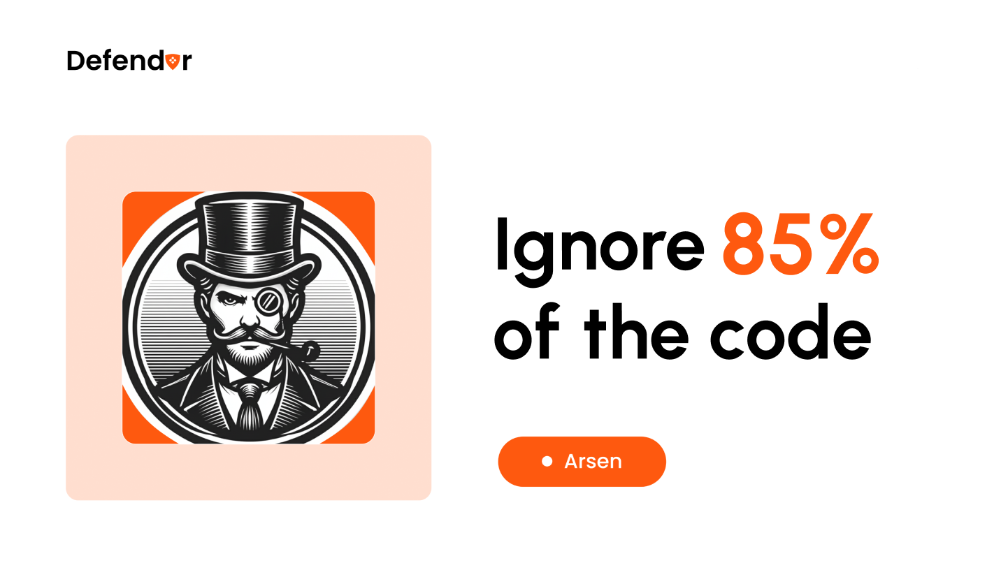 Ignore 85% of the code if you want critical bugs