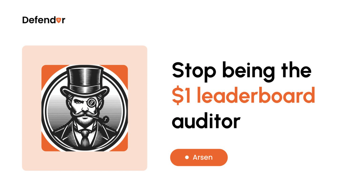 Stop being the $1 leaderboard auditor