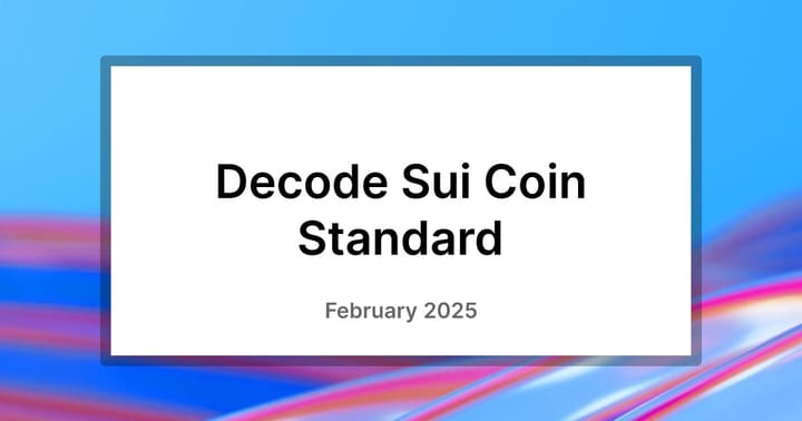 Decode Sui Coin Standard: Simple Guide to Minting, Burning & Regulated Tokens